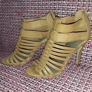 Womens leather heels